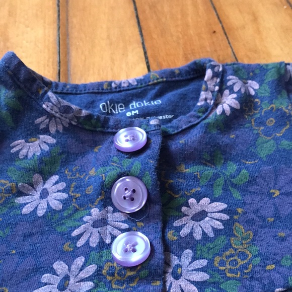 Okie Dokie Long Sleeved Onesie Size 6 Months - Picture 3 of 7